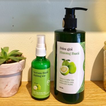 CHAI Grapefruit Shampoo & Hair Nourishing Serum Combo